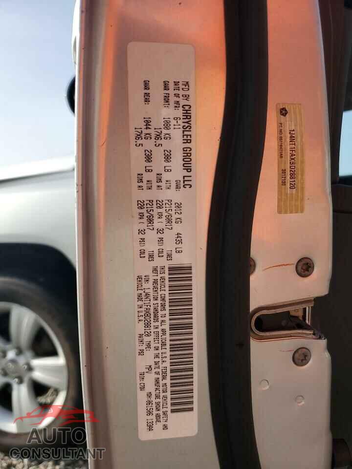 JEEP COMPASS 2011 - 1J4NT1FAXBD288120