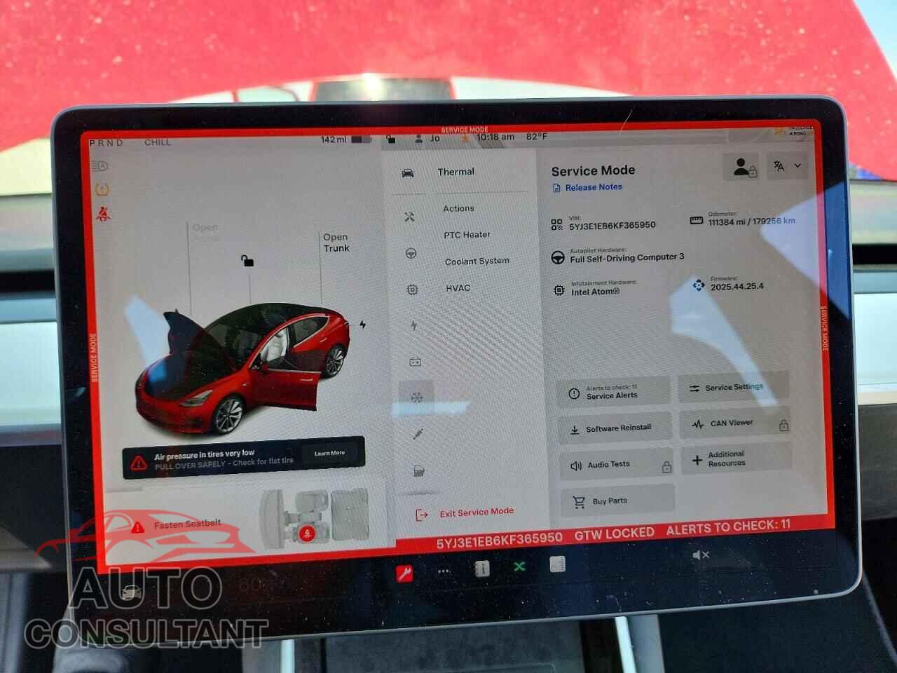 TESLA MODEL 3 2019 - 5YJ3E1EB6KF365950