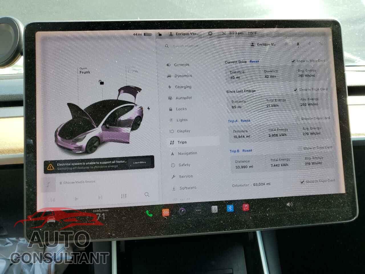 TESLA MODEL 3 2020 - 5YJ3E1EA6LF590233