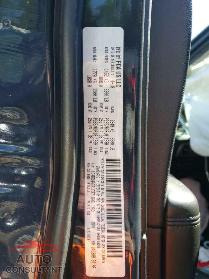 DODGE DURANGO 2018 - 1C4RDHAG7JC371808