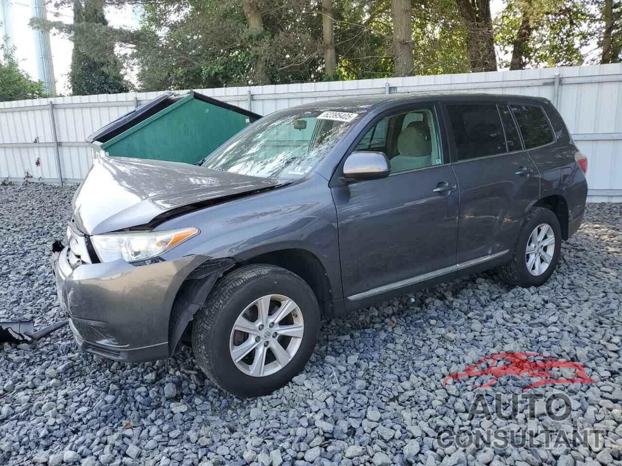 TOYOTA HIGHLANDER 2013 - 5TDBK3EH7DS222394
