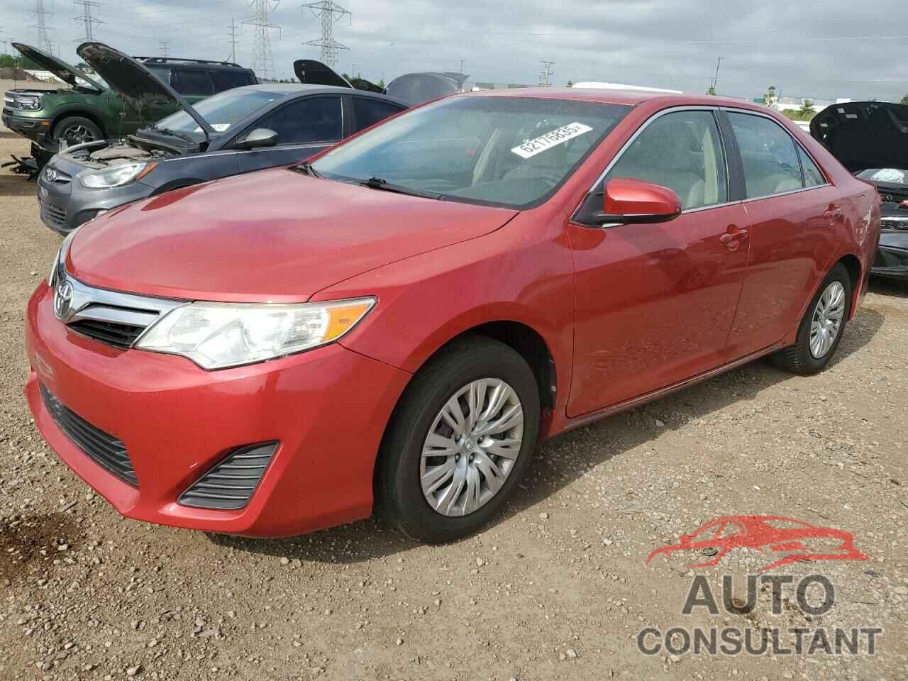 TOYOTA CAMRY 2012 - 4T4BF1FK6CR212065