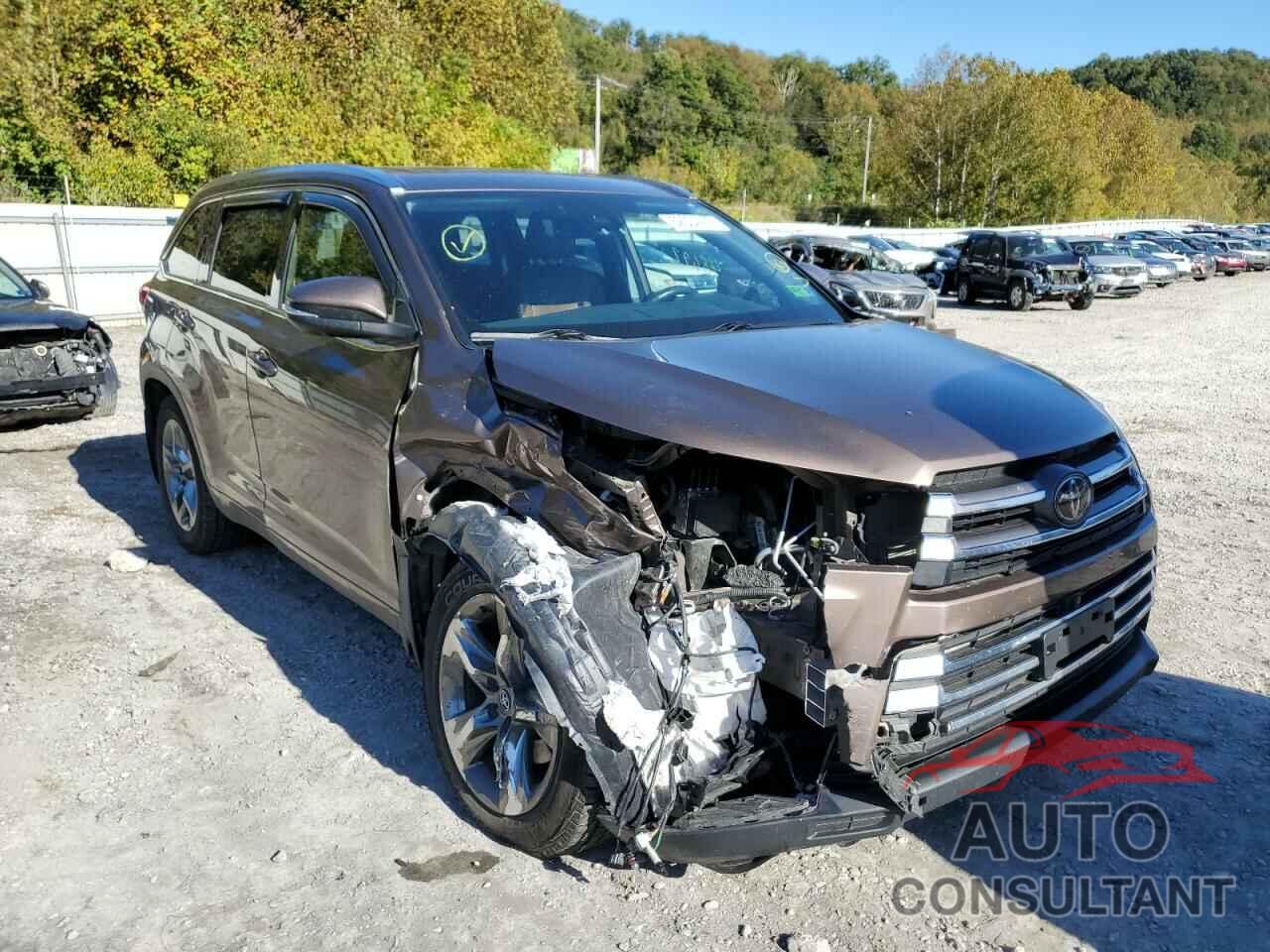 TOYOTA HIGHLANDER 2018 - 5TDDZRFH6JS912056