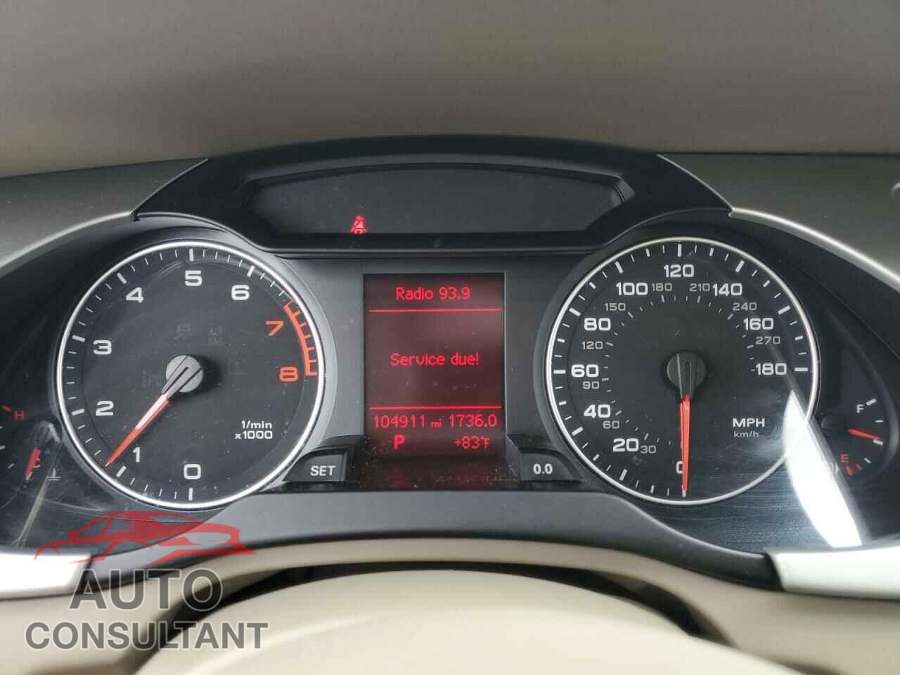 AUDI A4 2012 - WAUBFAFL2CA114625