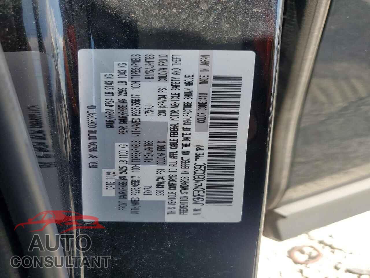 MAZDA CX-5 2021 - JM3KFBCM4M0500290