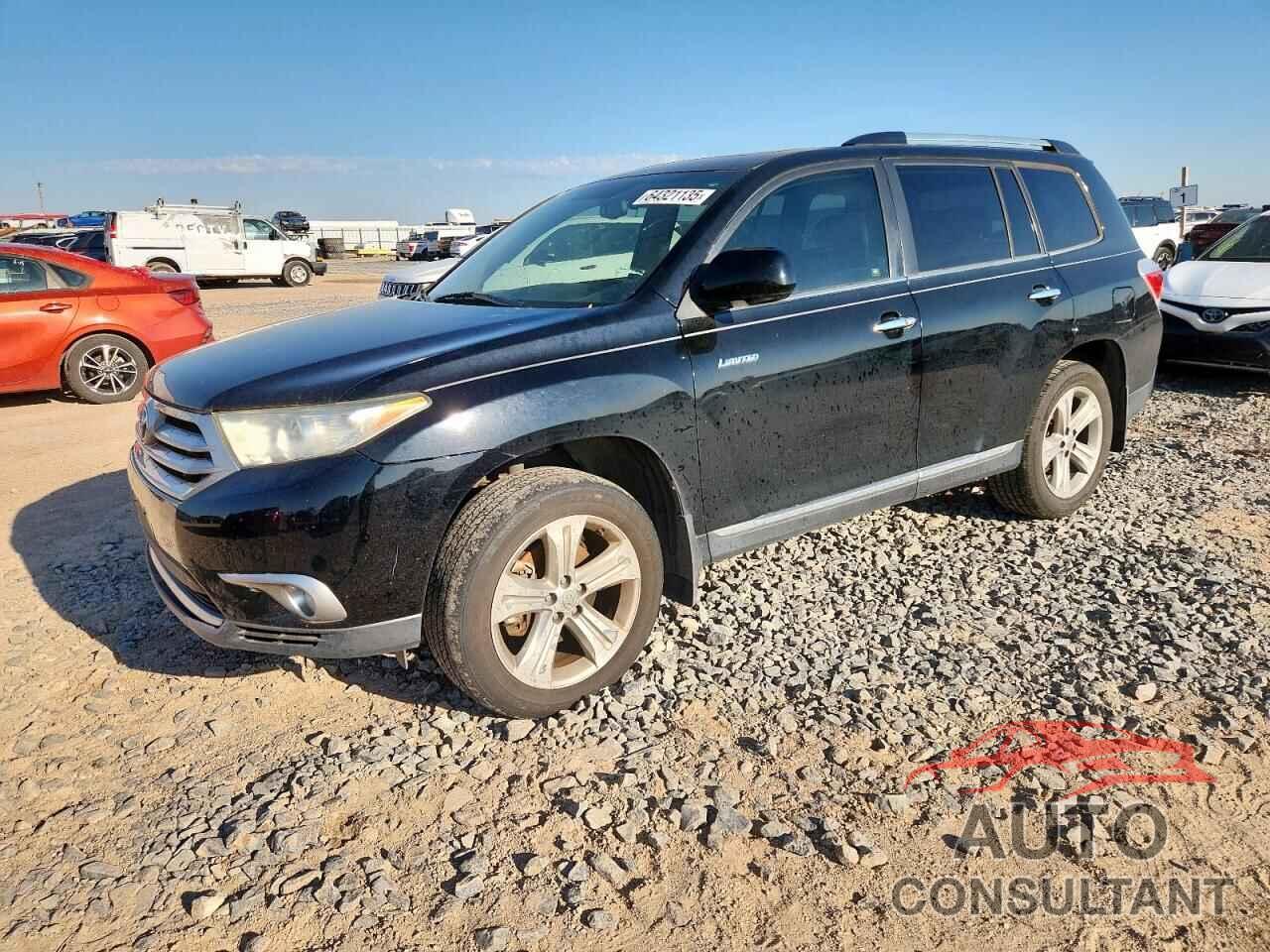 TOYOTA HIGHLANDER 2012 - 5TDYK3EHXCS086352
