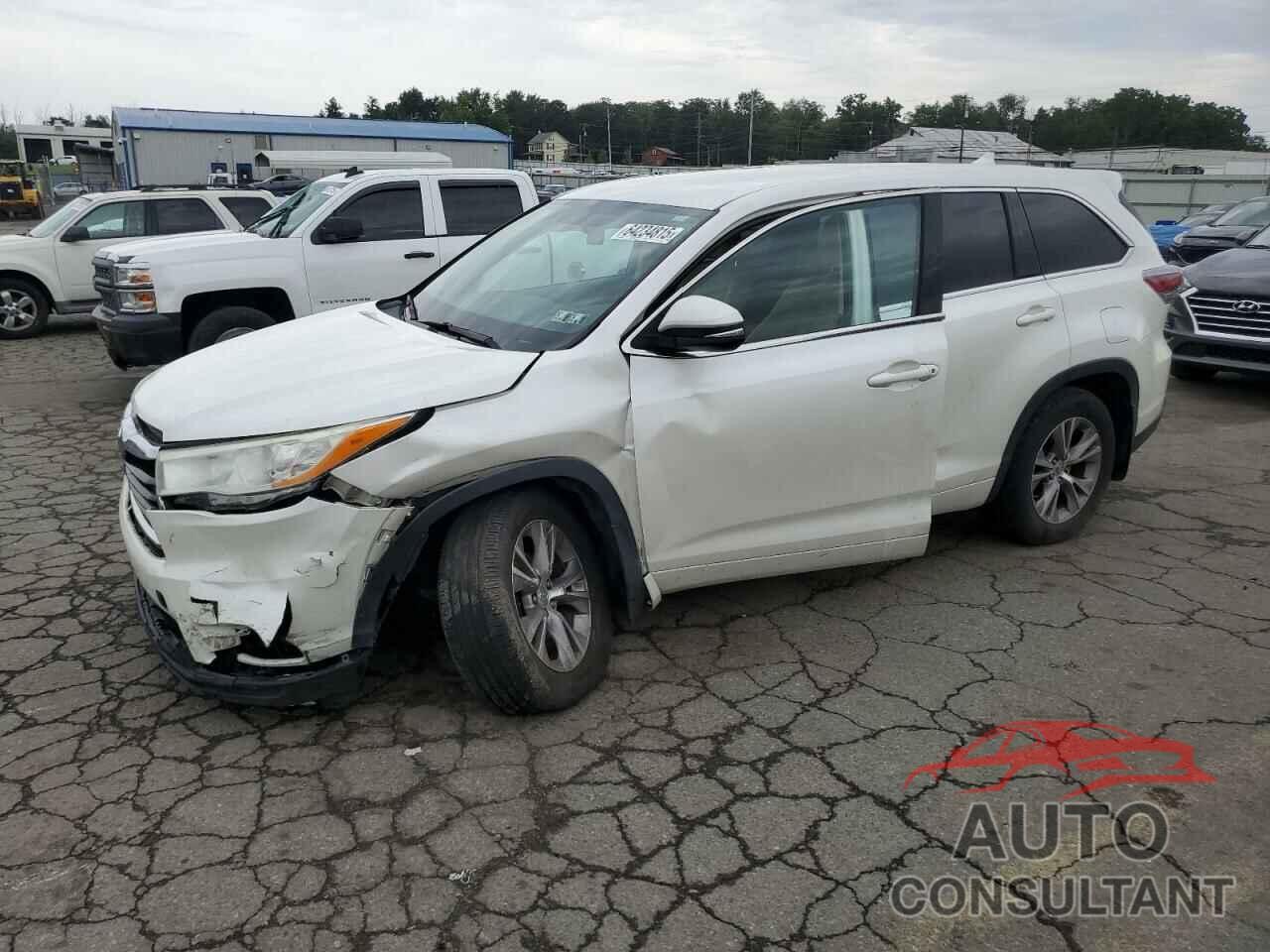 TOYOTA HIGHLANDER 2014 - 5TDBKRFH7ES046790
