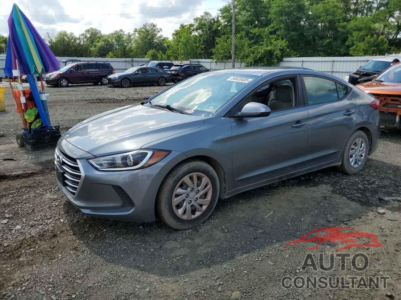 HYUNDAI ELANTRA 2017 - KMHD74LF8HU154136