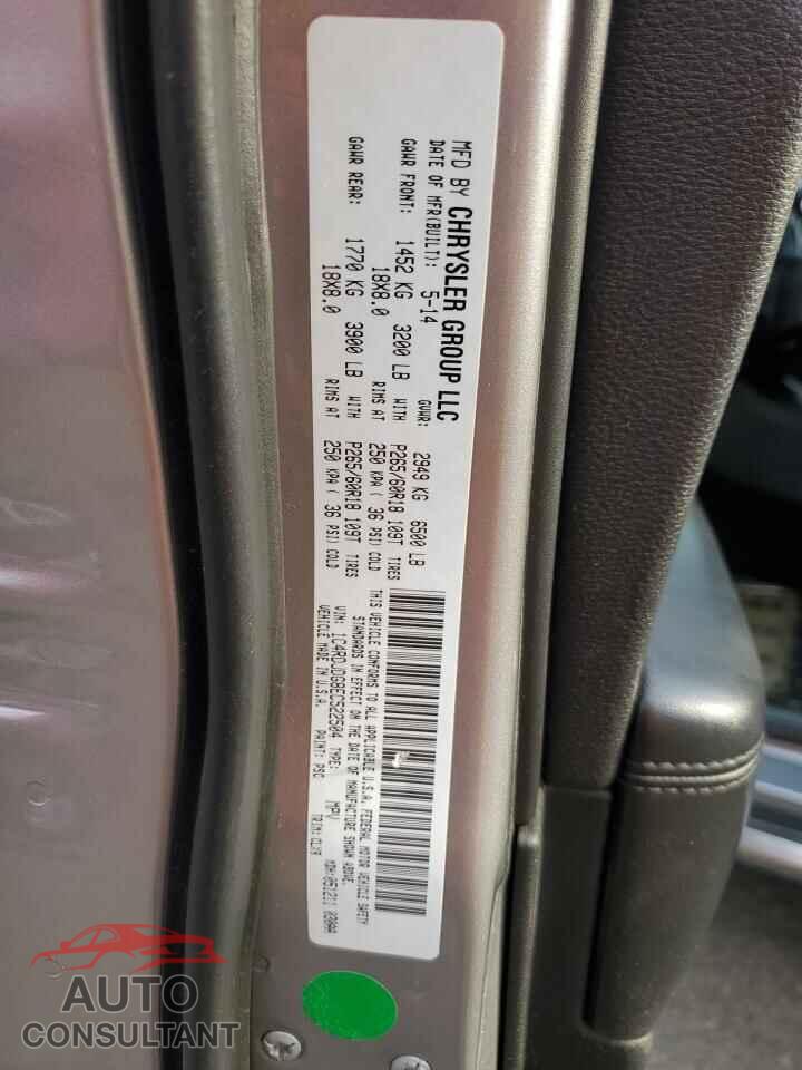 DODGE DURANGO 2014 - 1C4RDJDG8EC522504