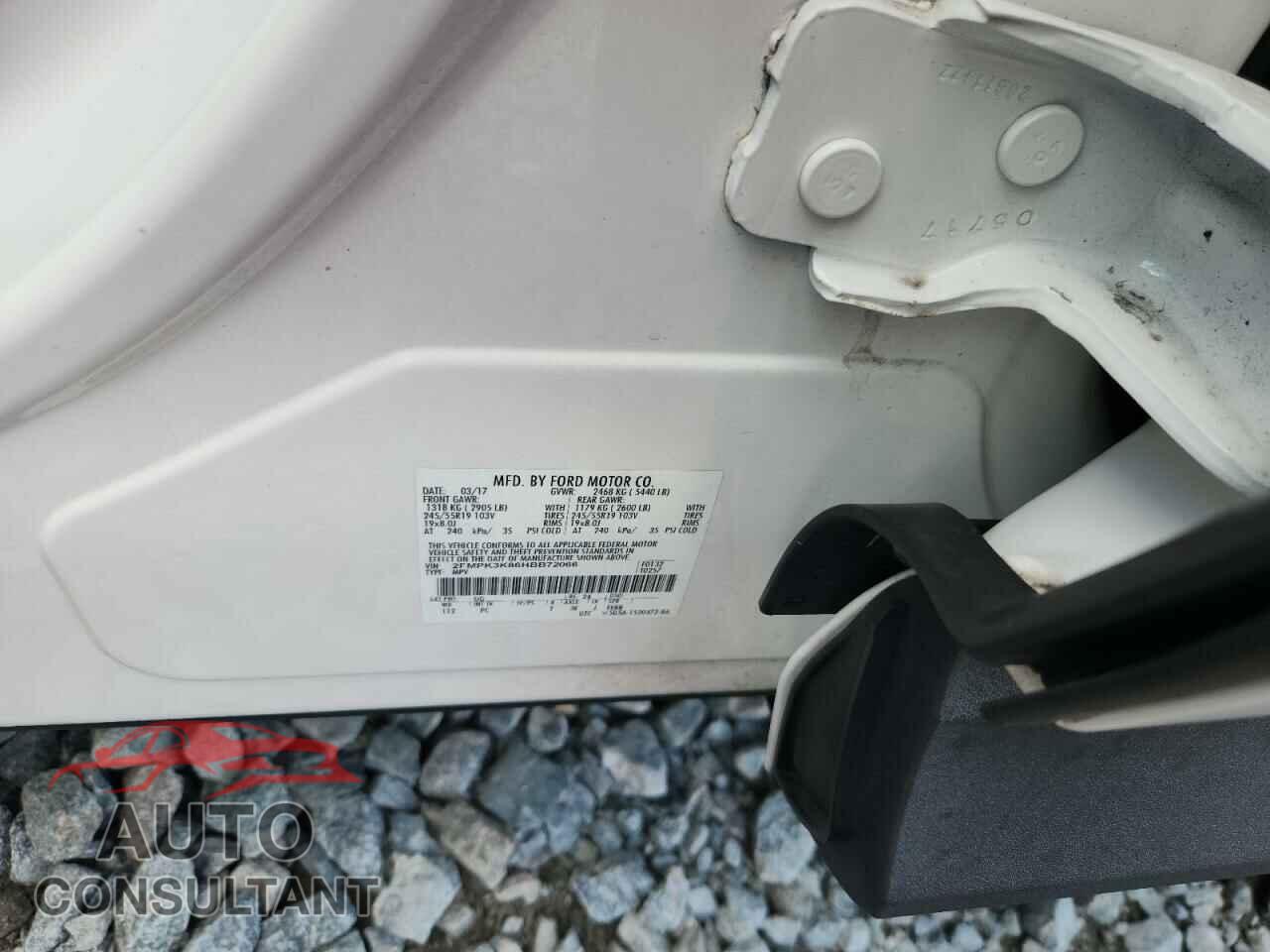 FORD EDGE 2017 - 2FMPK3K86HBB72066