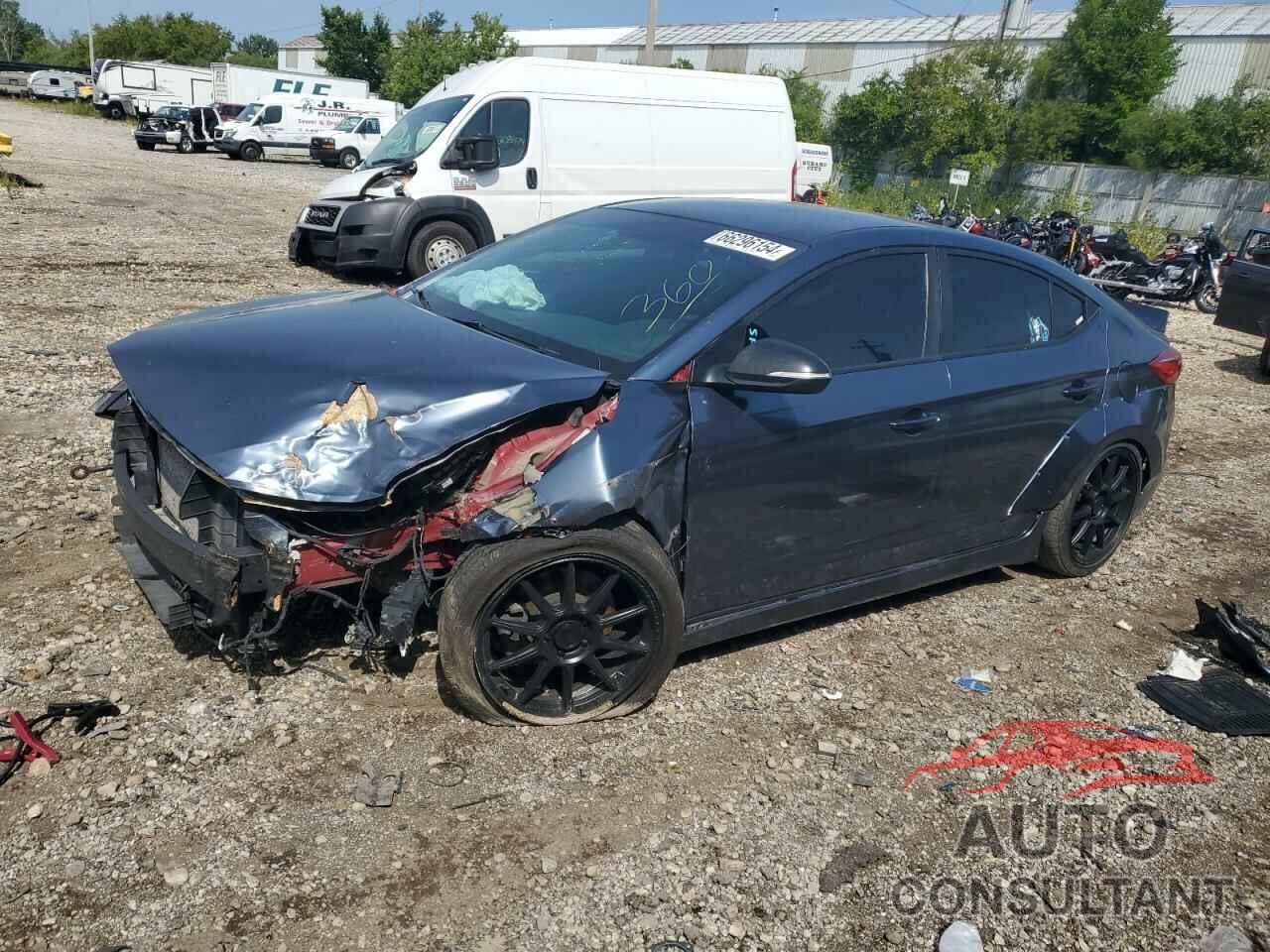 HYUNDAI ELANTRA 2017 - KMHD04LB5HU343702