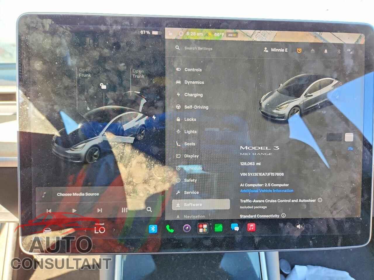 TESLA MODEL 3 2018 - 5YJ3E1EA7JF157808