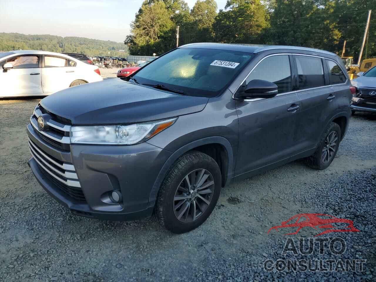 TOYOTA HIGHLANDER 2019 - 5TDKZRFH0KS562867