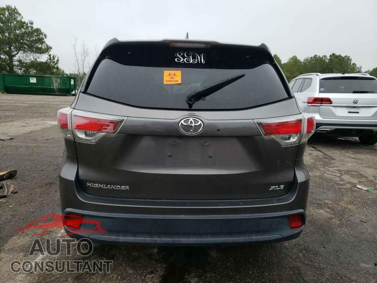 TOYOTA HIGHLANDER 2015 - 5TDKKRFH3FS089492