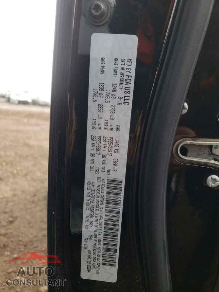 DODGE JOURNEY 2017 - 3C4PDCAB1HT507394