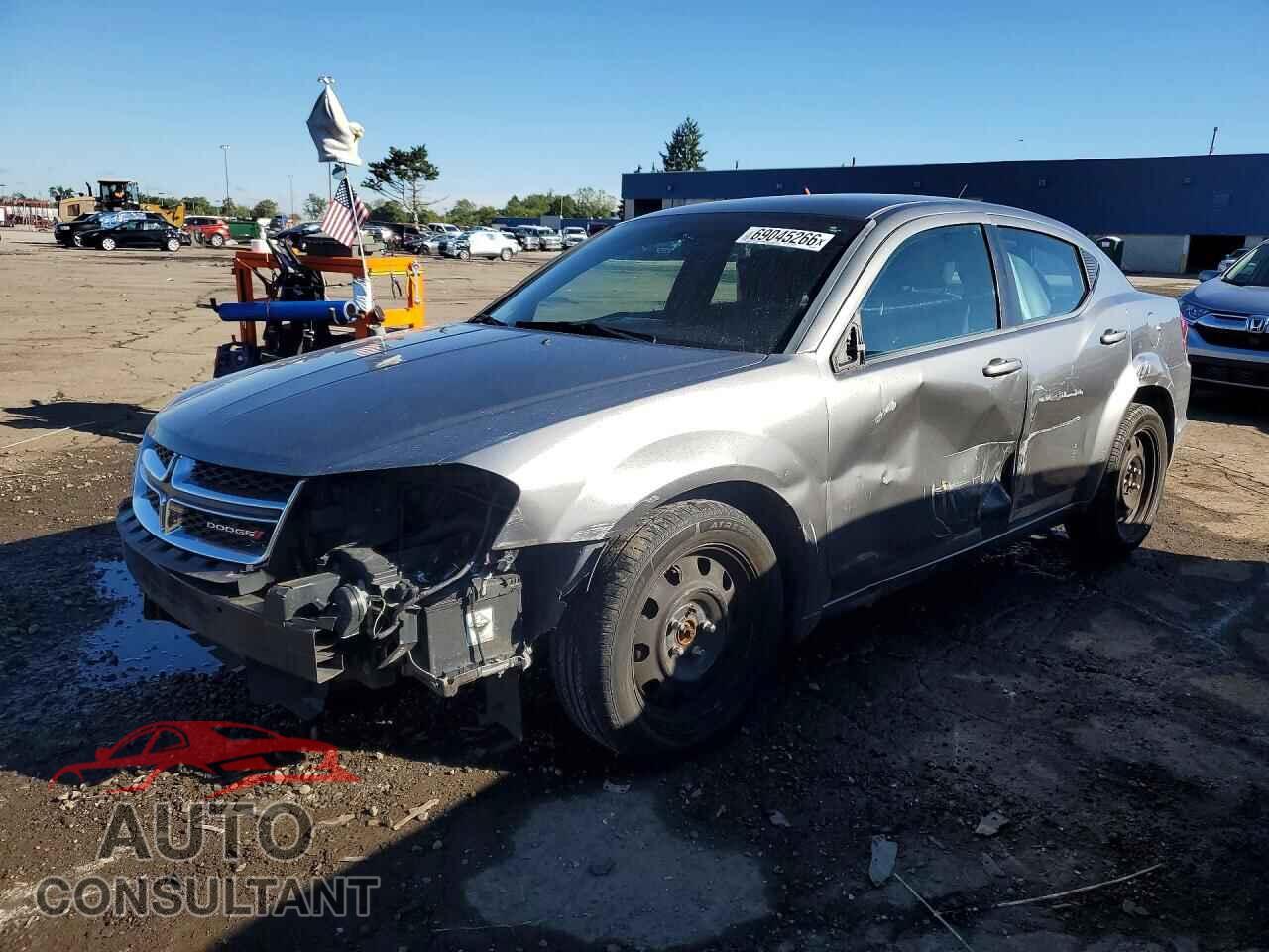 DODGE AVENGER 2012 - 1C3CDZAB2CN220404