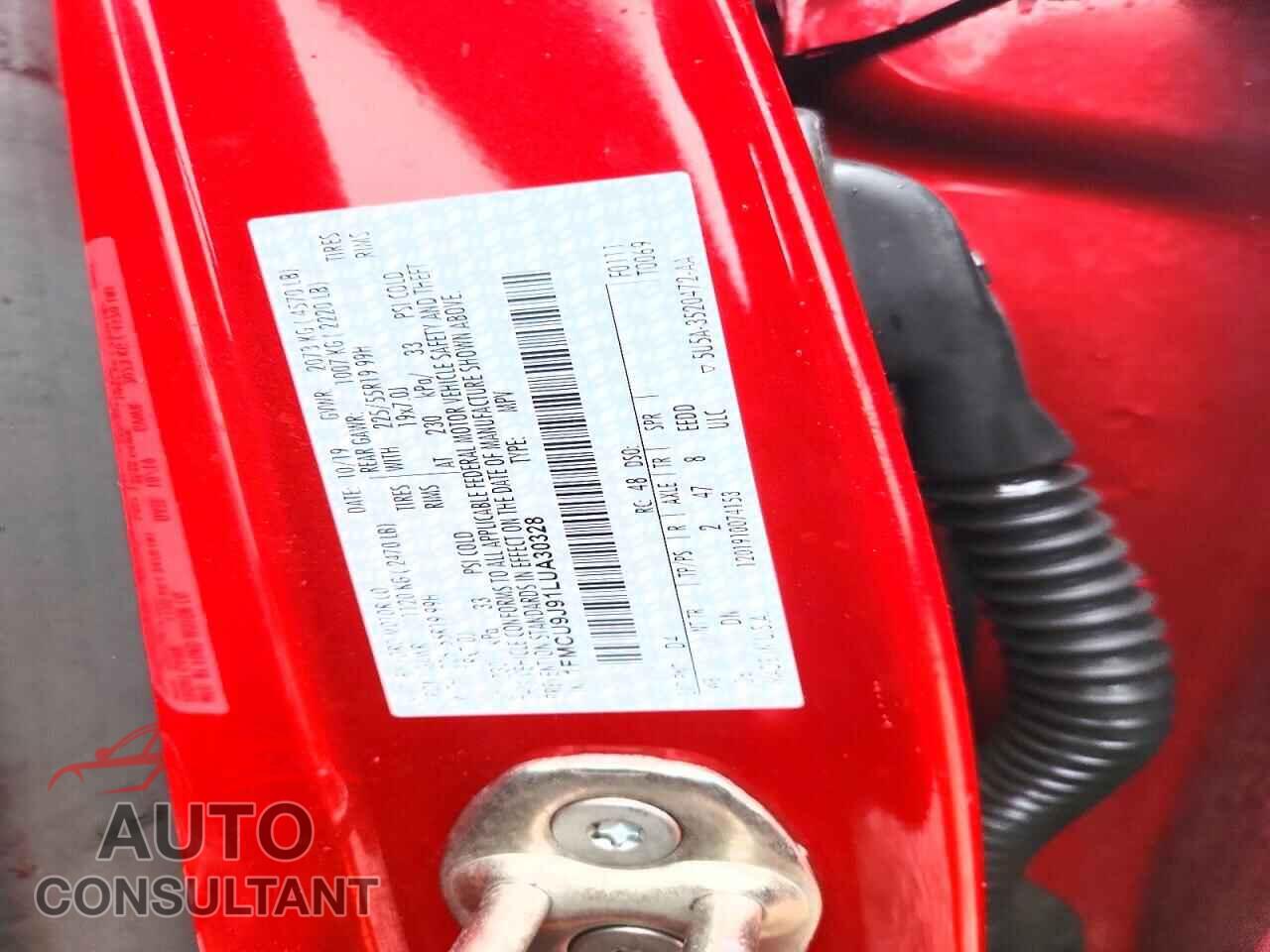 FORD ESCAPE 2020 - 1FMCU9J91LUA30328
