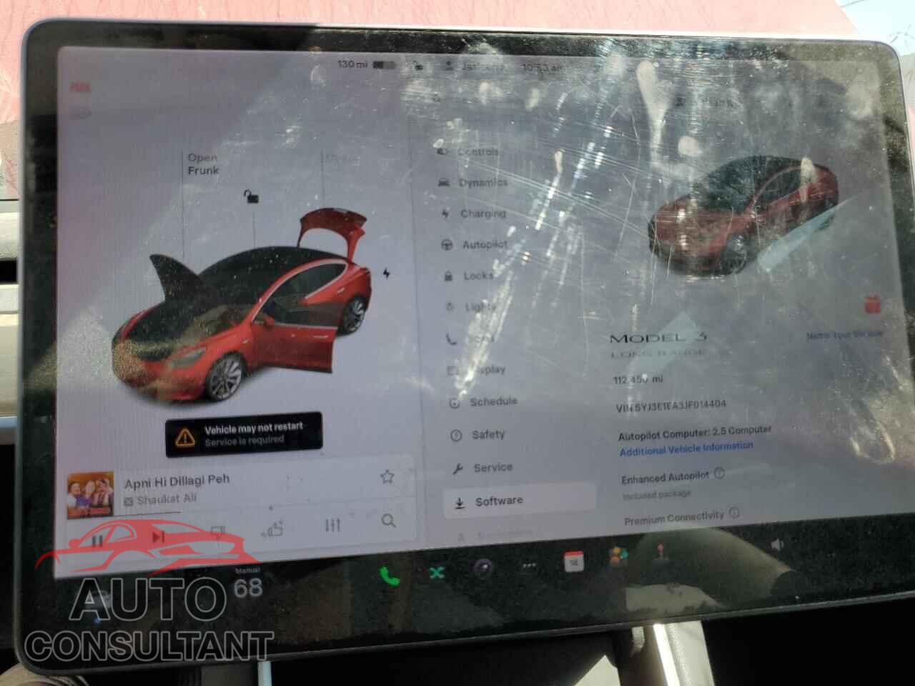 TESLA MODEL 3 2018 - 5YJ3E1EA3JF014404