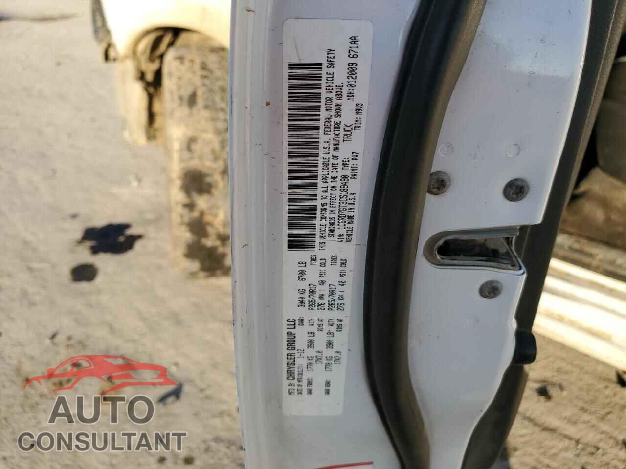 DODGE RAM 1500 2012 - 1C6RD7GT3CS189490