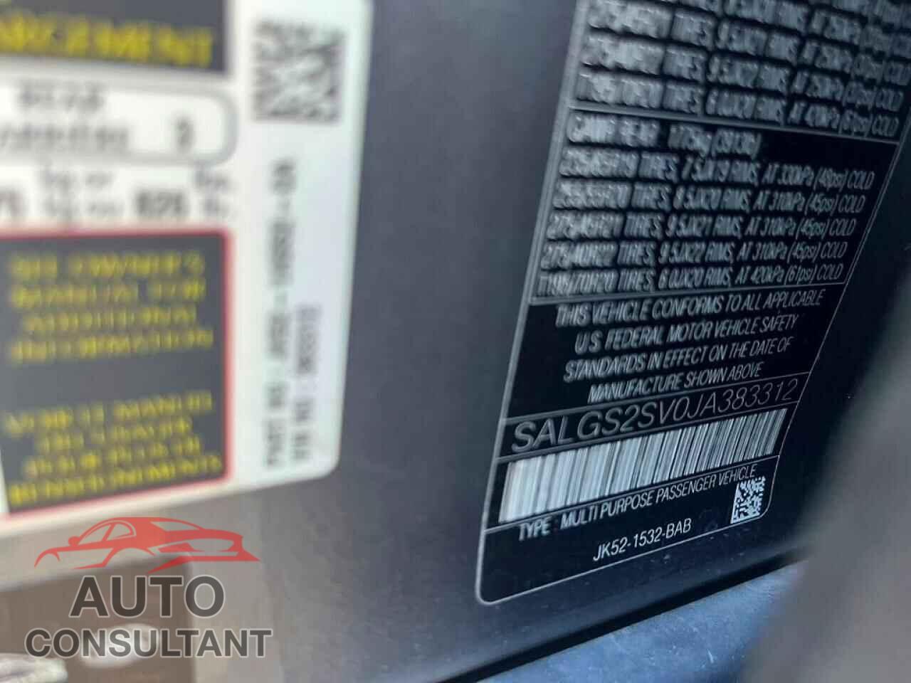 LAND ROVER RANGEROVER 2018 - SALGS2SV0JA383312