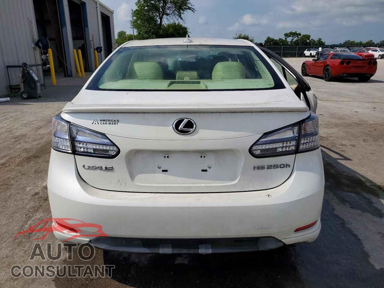 LEXUS HS 2010 - JTHBB1BA2A2012847