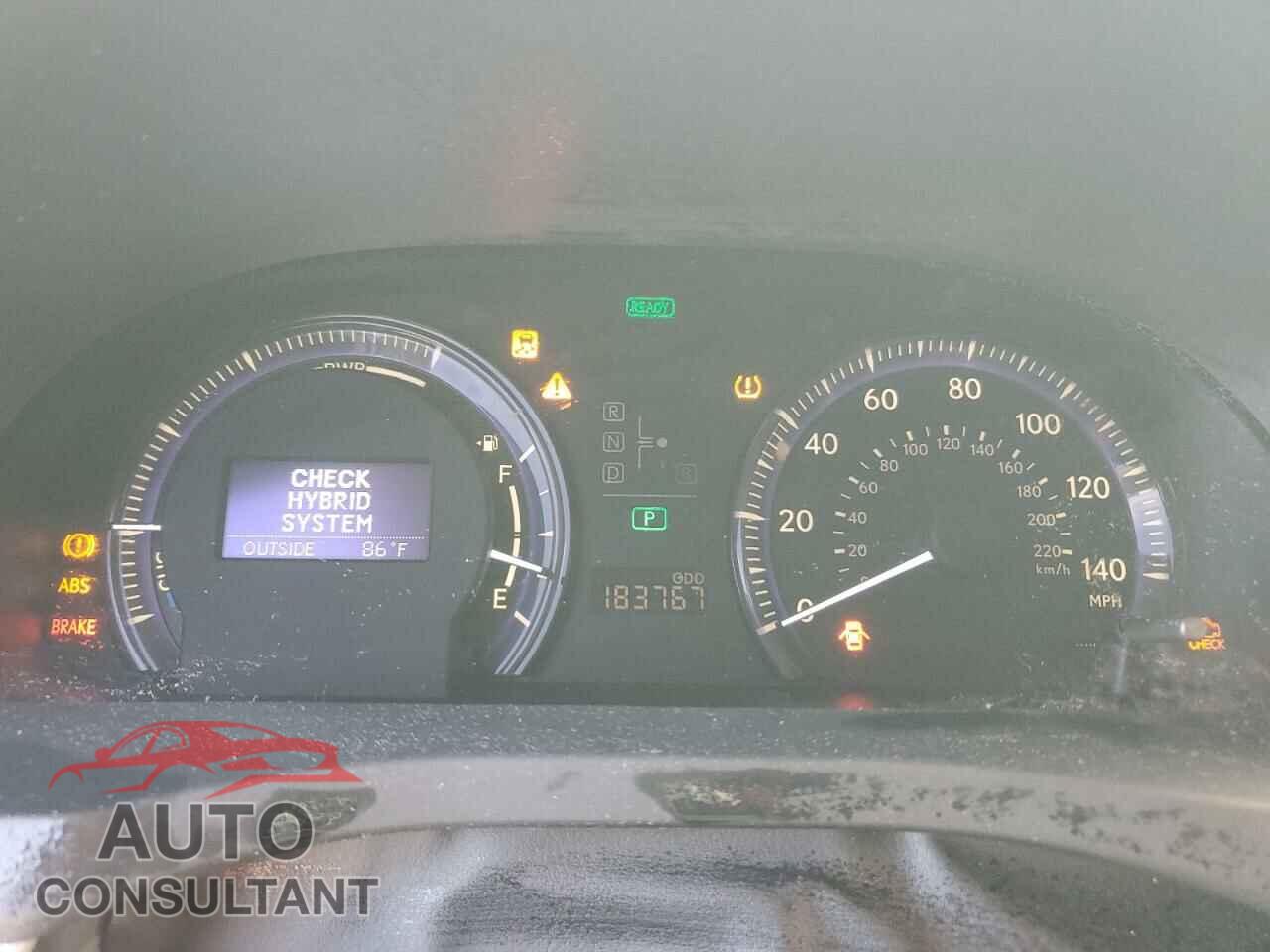 LEXUS HS 2010 - JTHBB1BA0A2008635