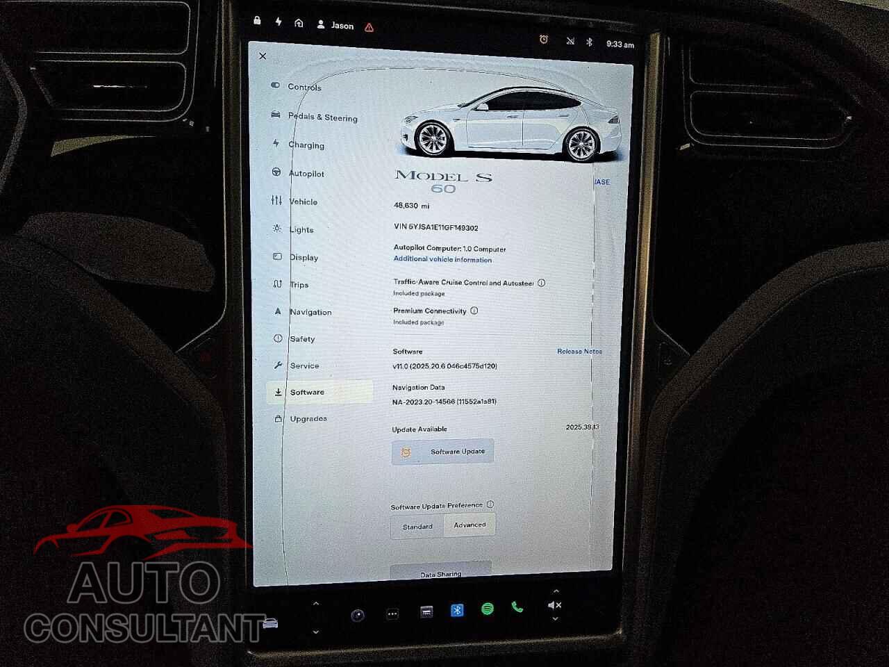 TESLA MODEL S 2016 - 5YJSA1E11GF149302
