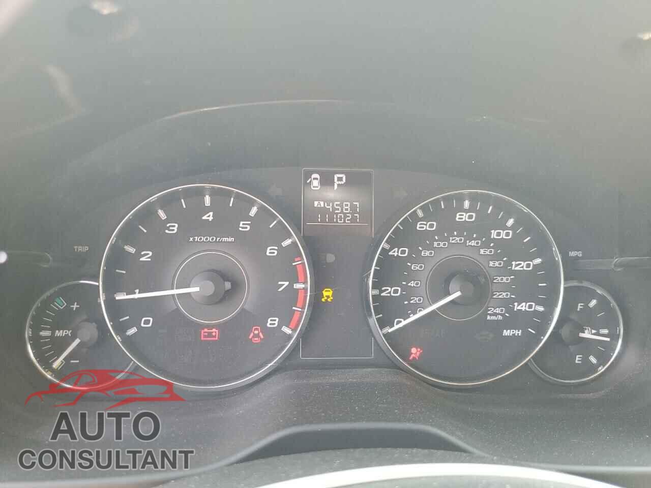 SUBARU OUTBACK 2011 - 4S4BRBLCXB3364391