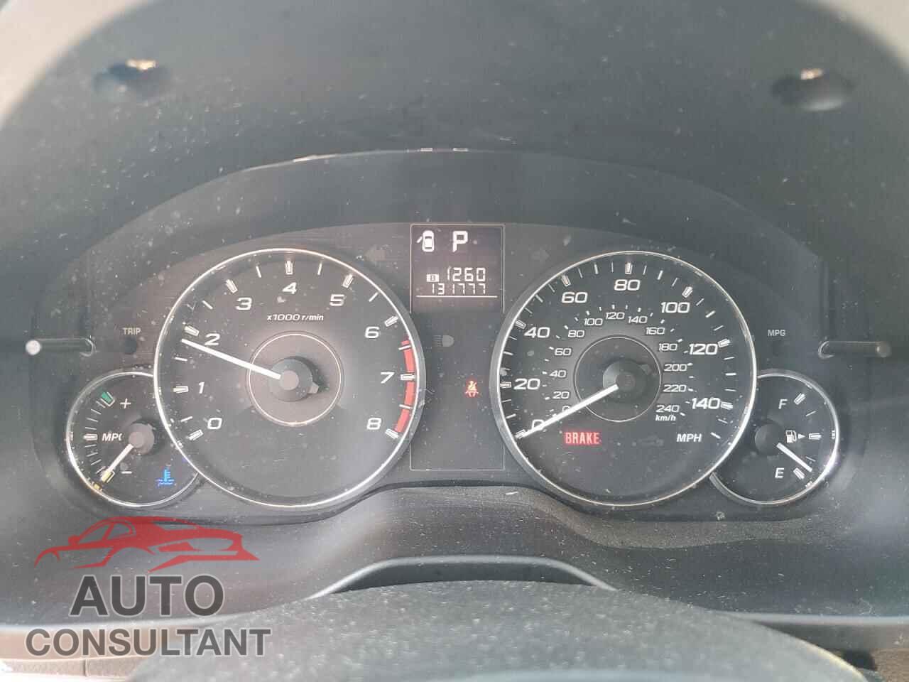 SUBARU OUTBACK 2012 - 4S4BRBCC3C3286859