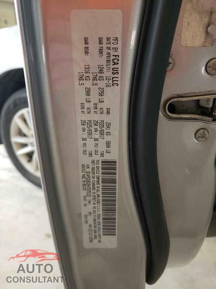 DODGE JOURNEY 2017 - 3C4PDDBG9HT575121
