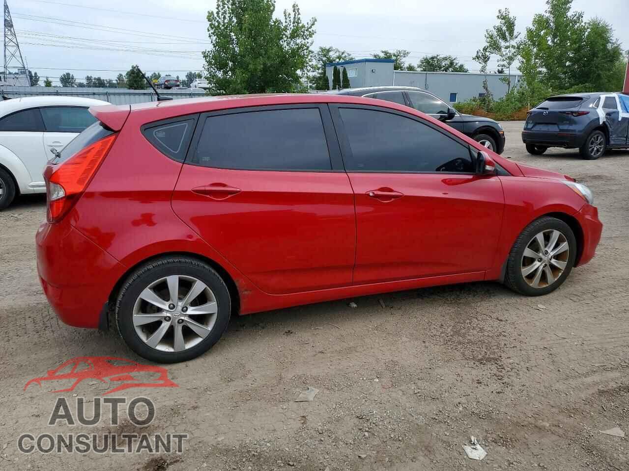 HYUNDAI ACCENT 2013 - KMHCU5AE9DU105235