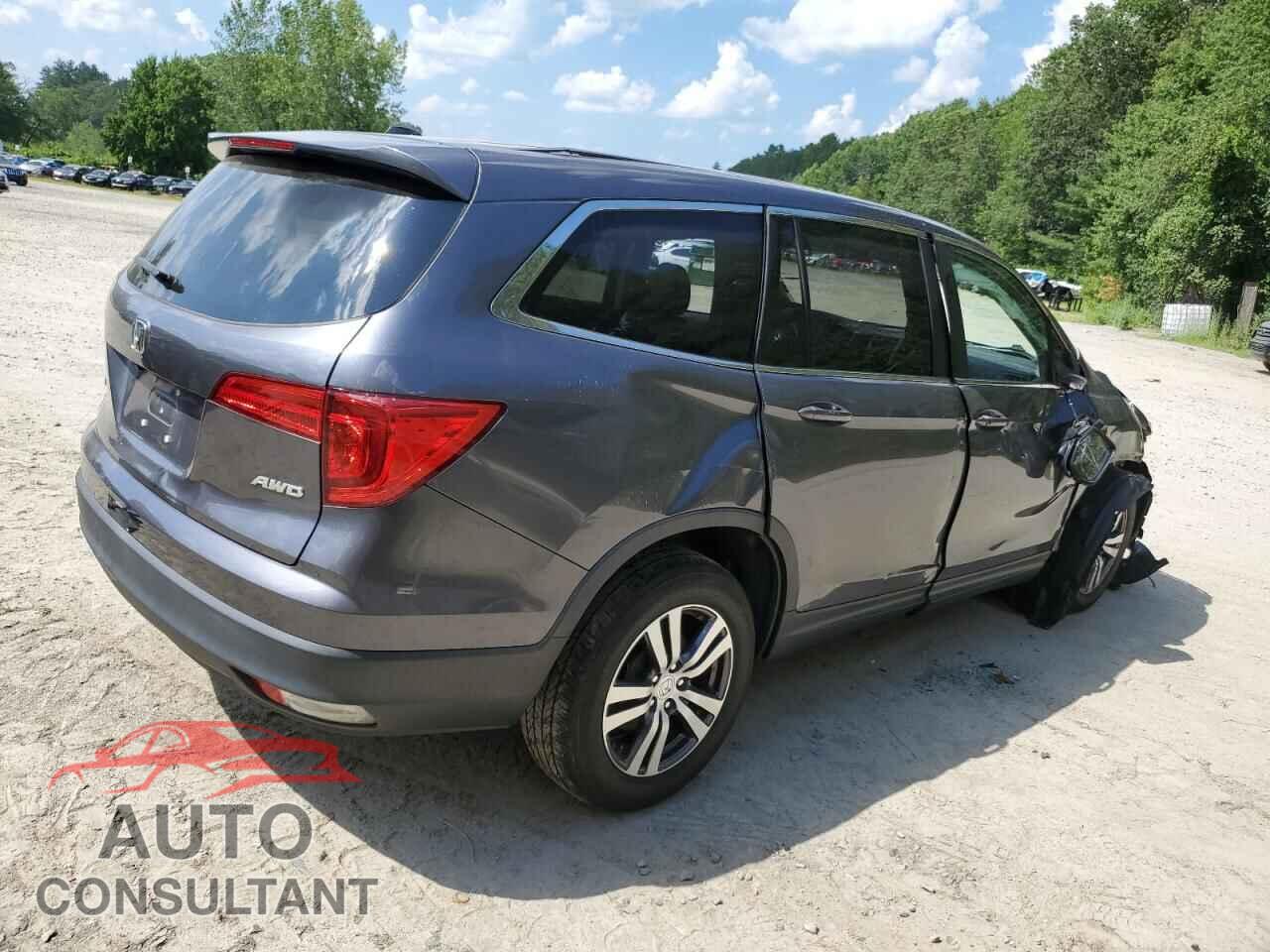 HONDA PILOT 2017 - 5FNYF6H3XHB095358