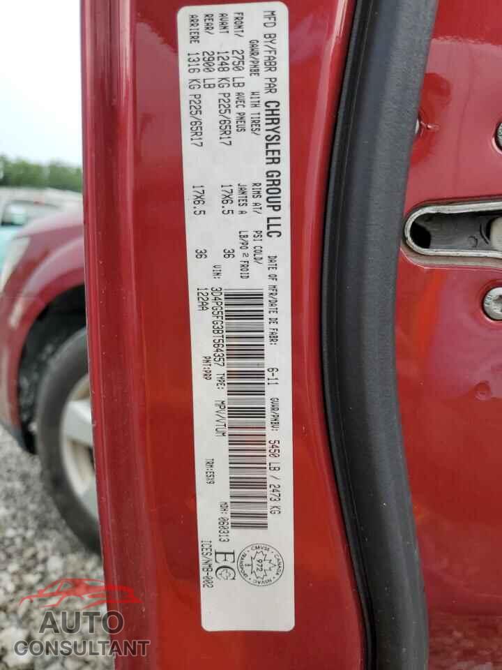 DODGE JOURNEY 2011 - 3D4PG5FG3BT564357