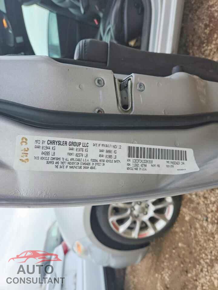 DODGE DART 2013 - 1C3CDFCA1DD201918