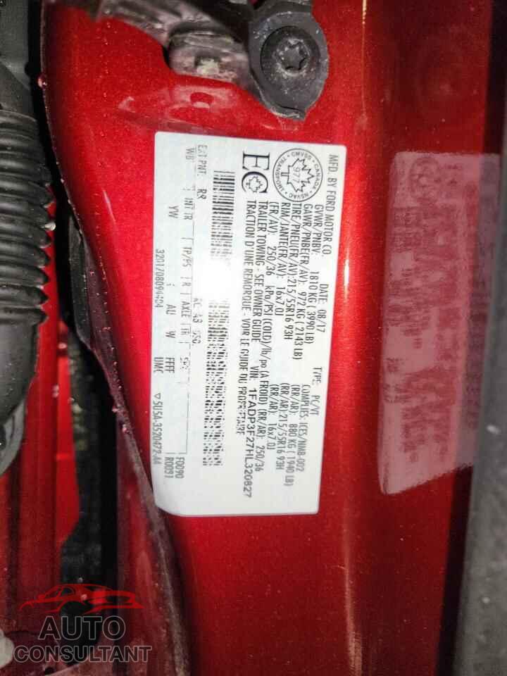 FORD FOCUS 2017 - 1FADP3F27HL320827
