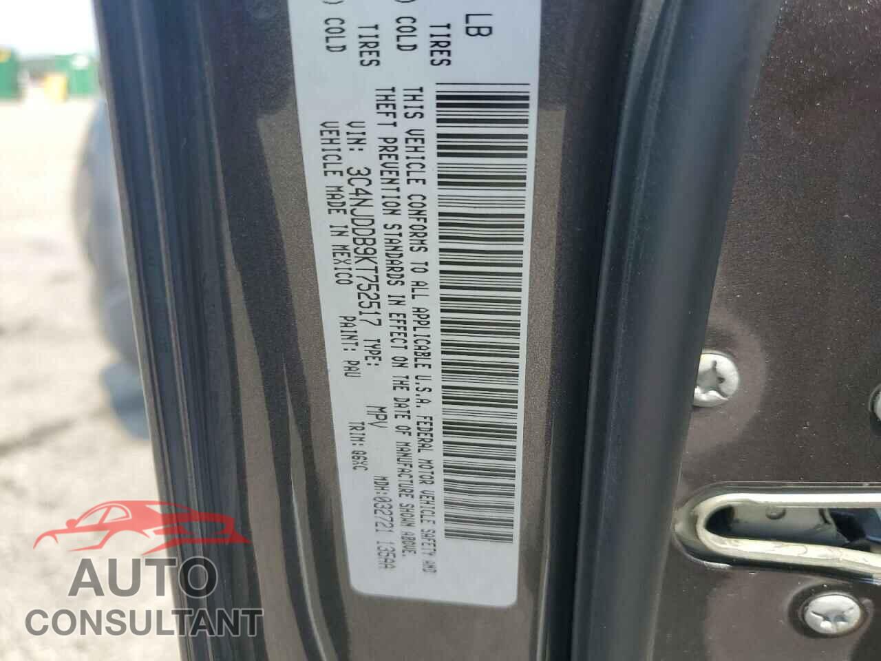 JEEP COMPASS 2019 - 3C4NJDDB9KT752517
