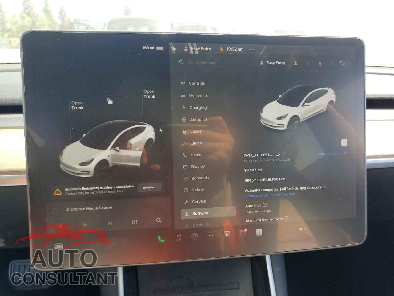TESLA MODEL 3 2020 - 5YJ3E1EA6LF504211