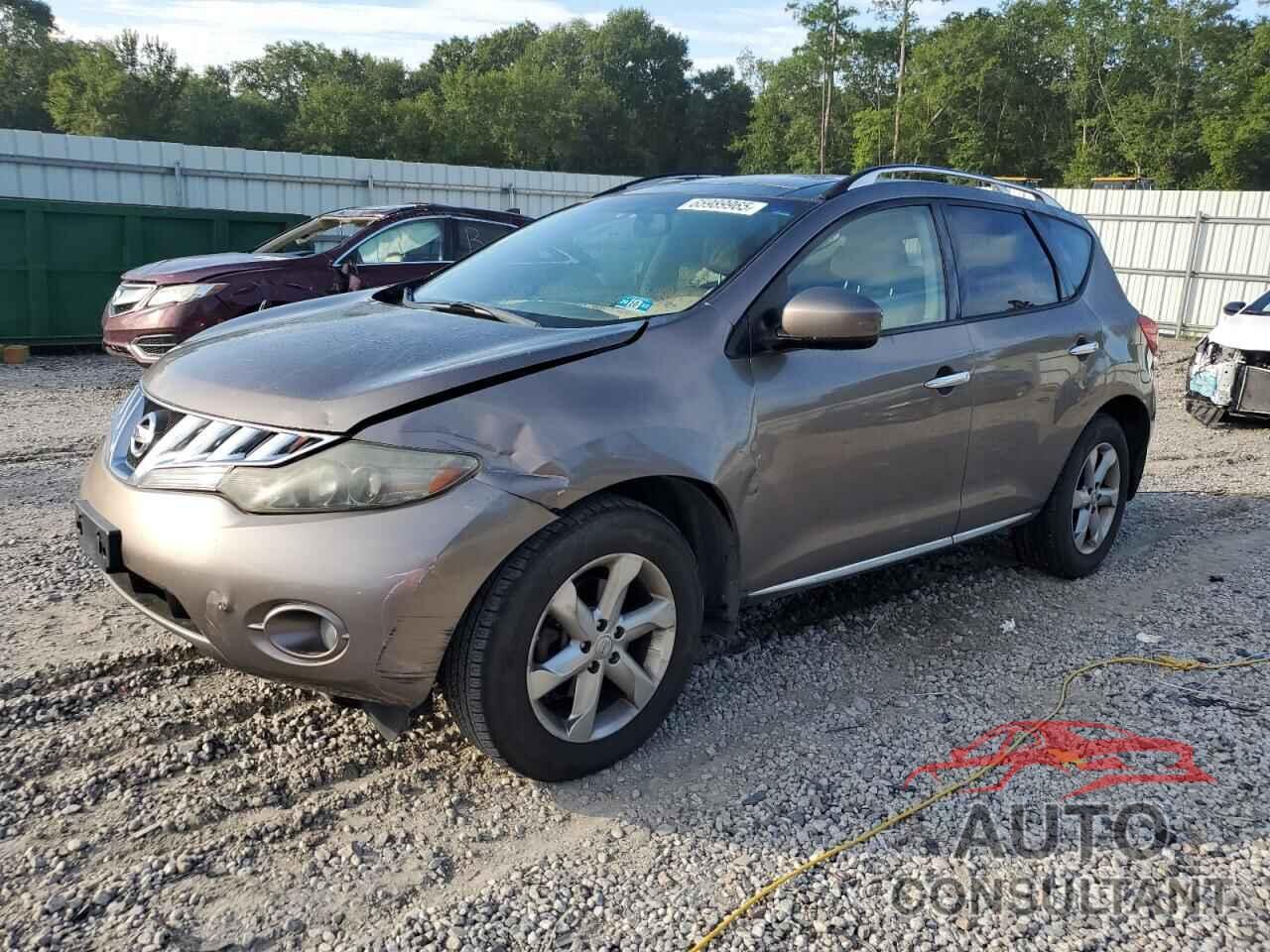 NISSAN MURANO 2009 - JN8AZ18W39W205125
