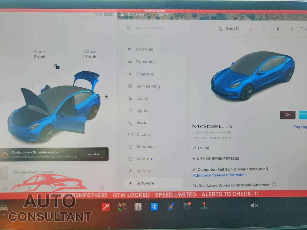 TESLA MODEL 3 2021 - 5YJ3E1EB5MF874835