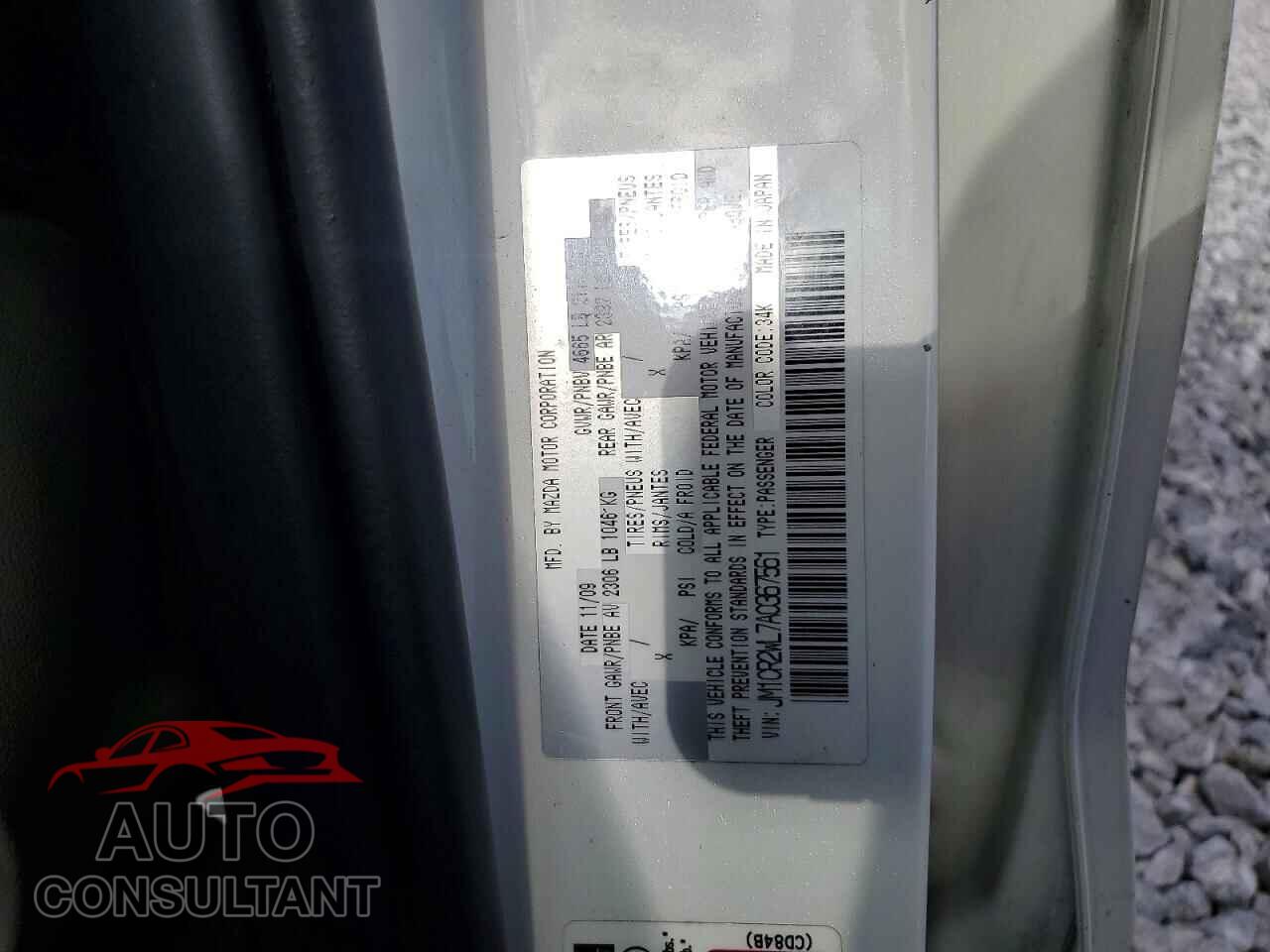 MAZDA 5 2010 - JM1CR2WL7A0367561