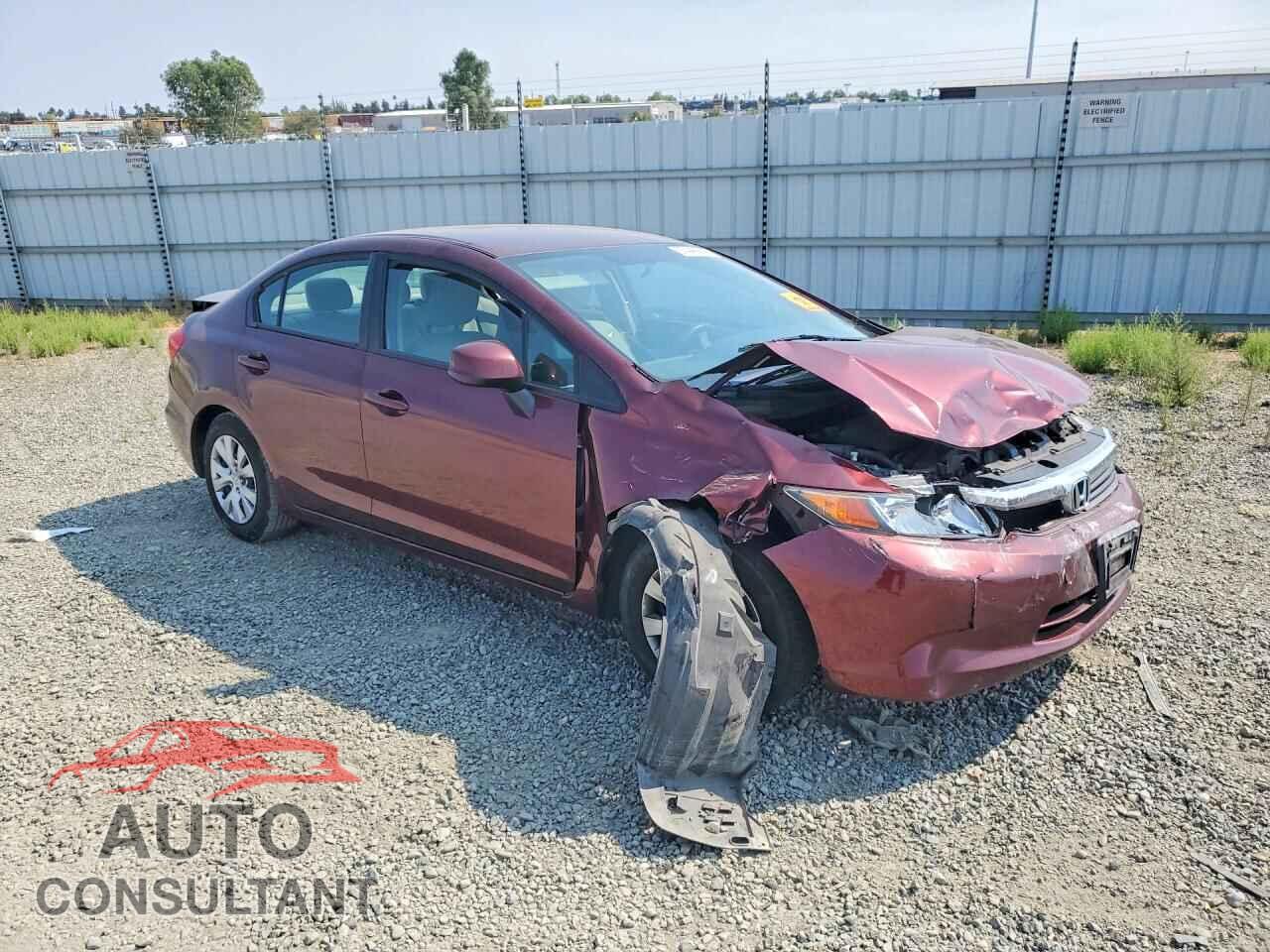 HONDA CIVIC 2012 - 2HGFB2F54CH555392