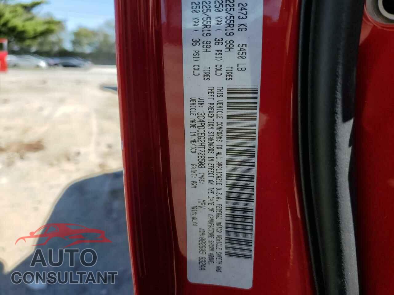 DODGE JOURNEY 2017 - 3C4PDCEG2HT706508