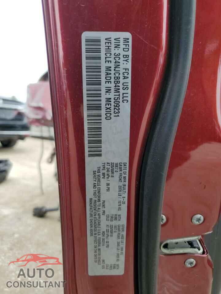 JEEP COMPASS 2021 - 3C4NJCBB4MT509231