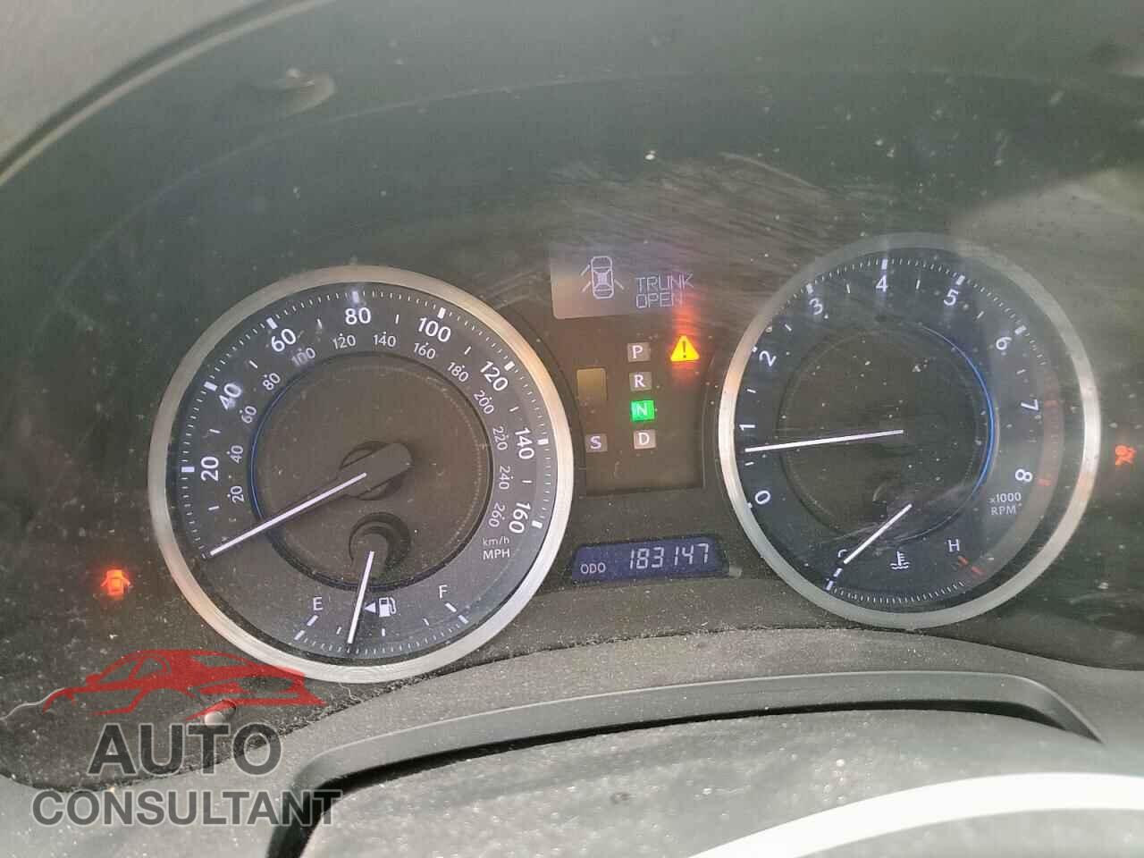 LEXUS IS 2012 - JTHBF5C26C5166479