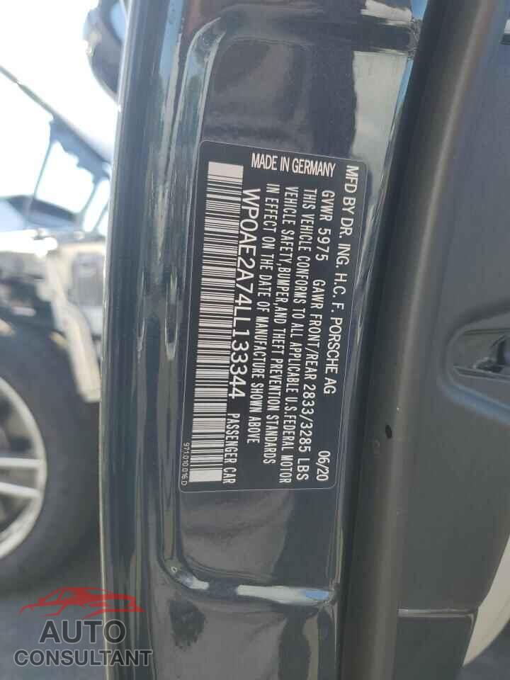 PORSCHE PANAMERA 2020 - WP0AE2A74LL133344