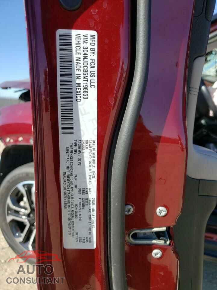JEEP COMPASS 2022 - 3C4NJDCB5NT196650
