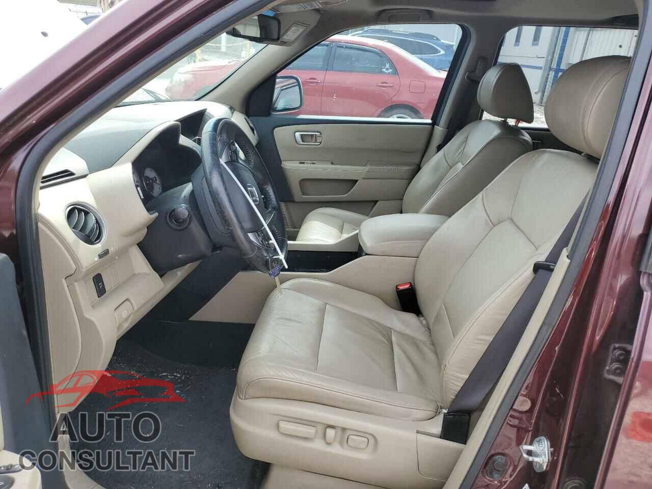 HONDA PILOT 2011 - 5FNYF3H5XBB013975