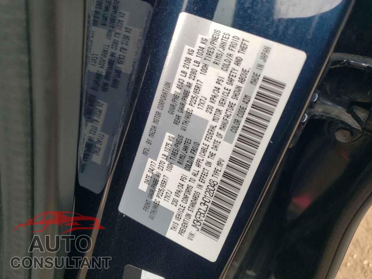 MAZDA CX-5 2017 - JM3KFBCL3H0128048