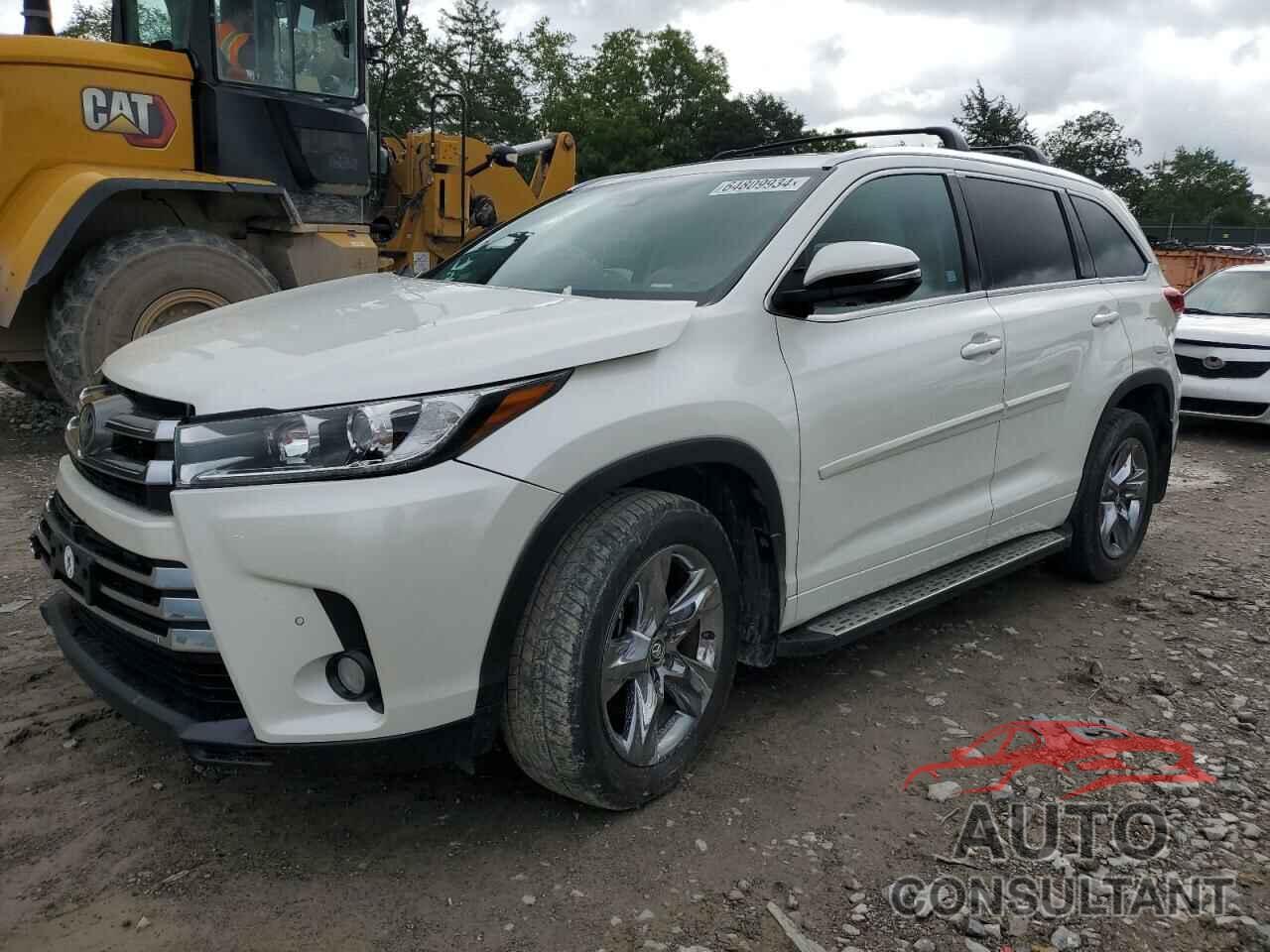 TOYOTA HIGHLANDER 2018 - 5TDDZRFHXJS861239