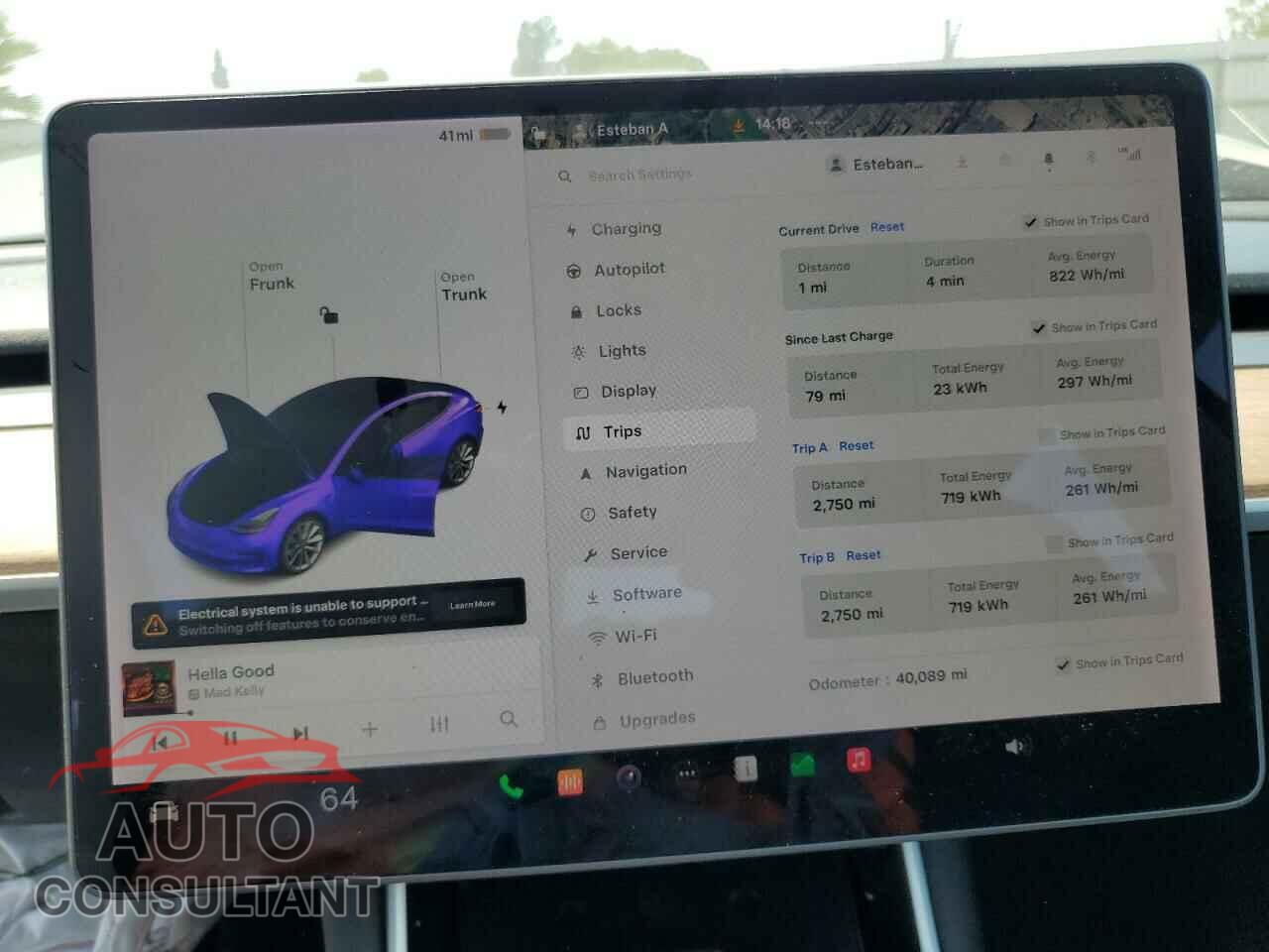 TESLA MODEL 3 2019 - 5YJ3E1EAXKF311266
